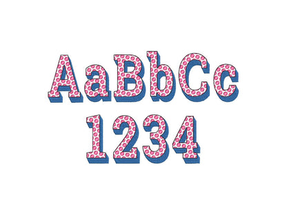 Polka Dot Shadow Font