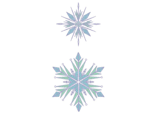 Frozen Light Stitch Snowflake Set of 2