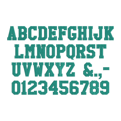 Waffle Varsity Collegiate Block Font