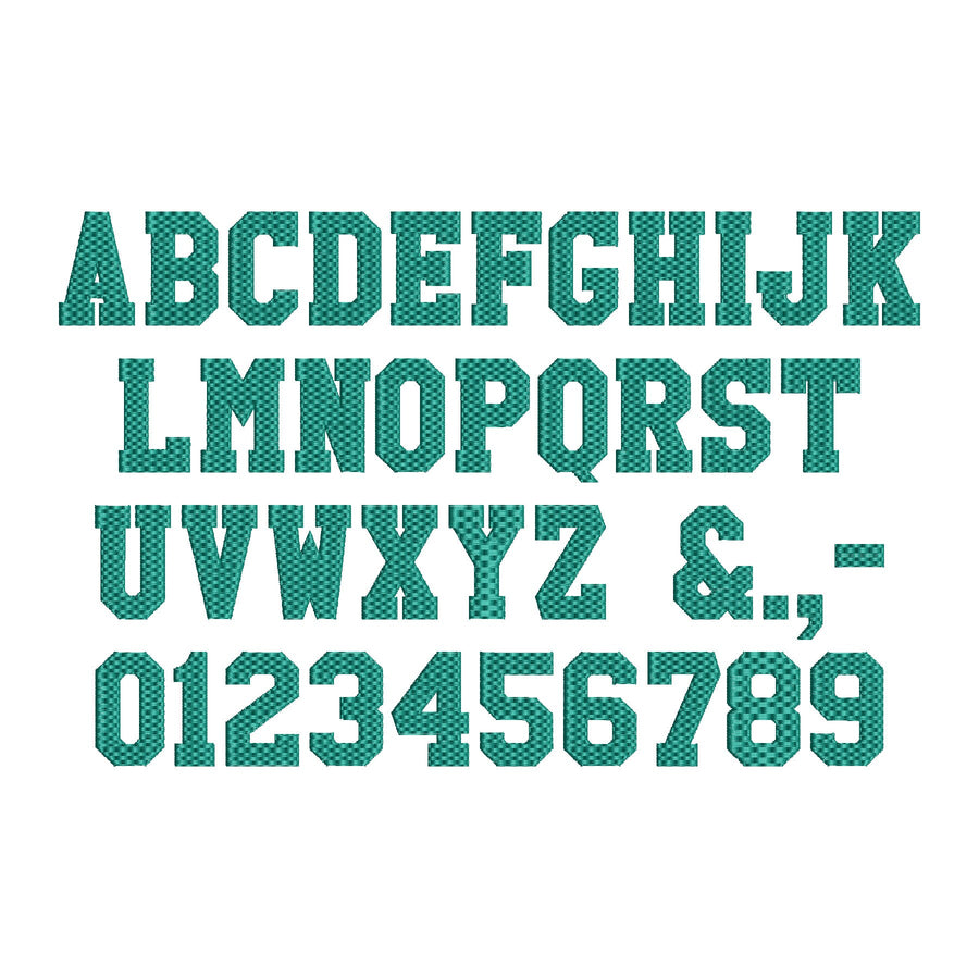 Waffle Varsity Collegiate Block Font
