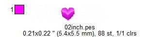 Mini Heart Monogram Accent