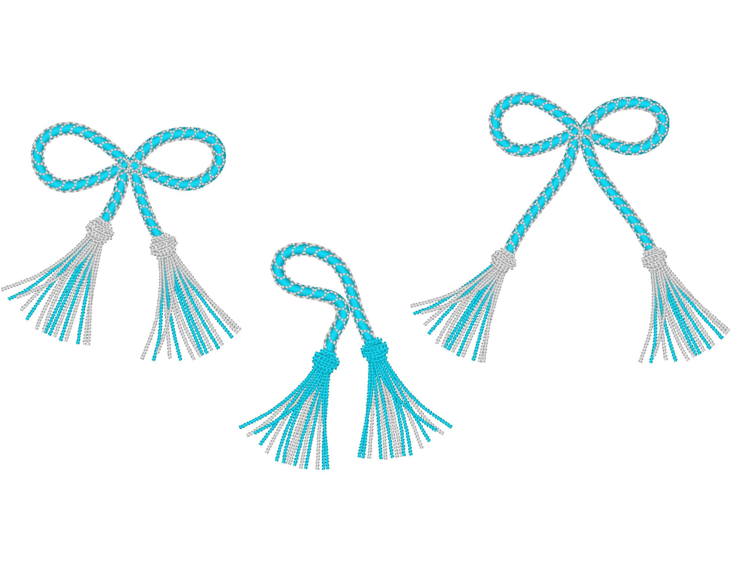 Tassel Ribbon Knot Set of 3