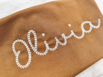 Extra Bold Chain Stitch Handwritten Font Olivia