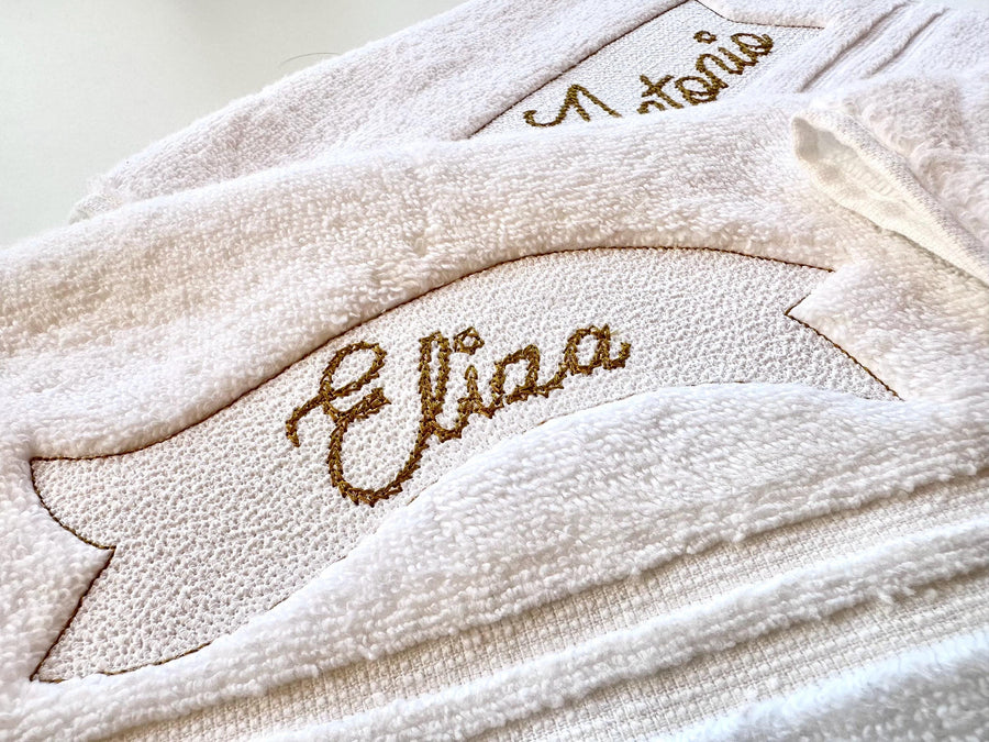 Embossed Banner Shape Set for Terry Towel