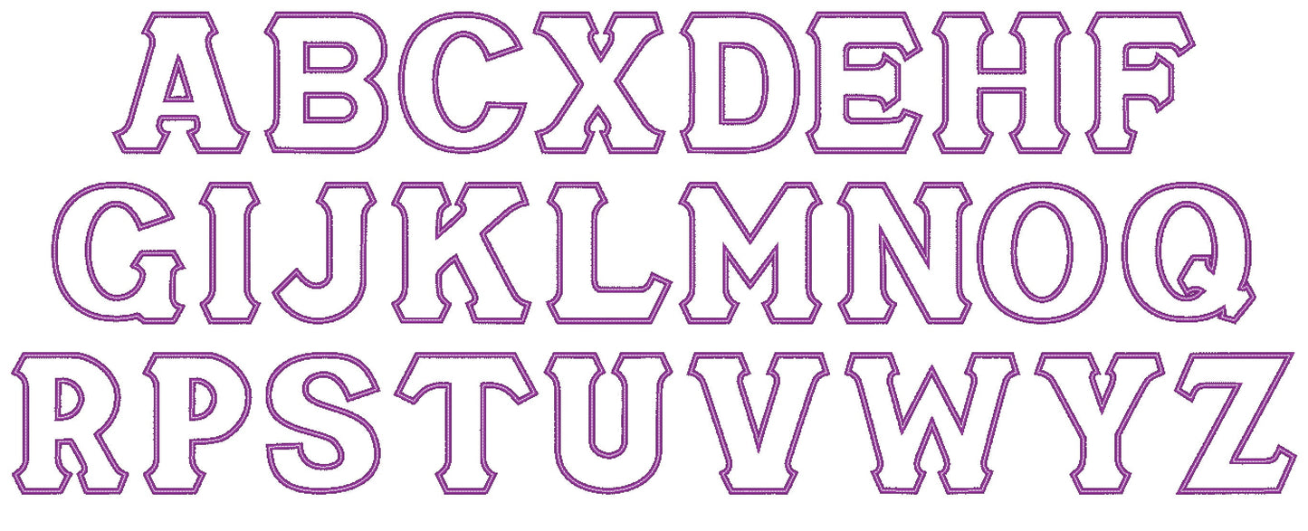 Regular English and Sororities Greek Font Set
