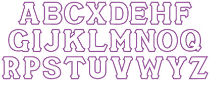Regular English and Sororities Greek Font Set