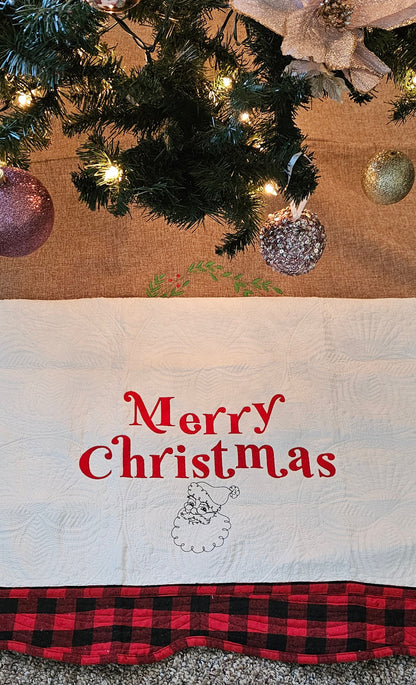 Vintage Retro Holly Jolly Fill Stitch Font