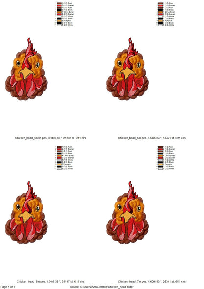 Fringed Chicken Face