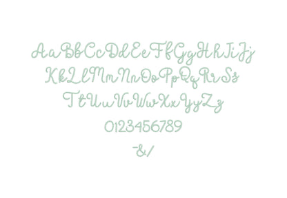 Extra Bold Chain Stitch Handwritten Script Font