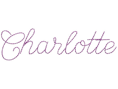 Quick Light Chain Stitch Script Handwritten Mini Font
