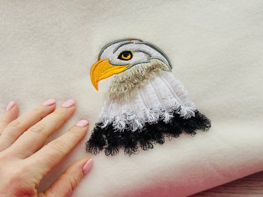 Fringed Bald Eagle Mascot