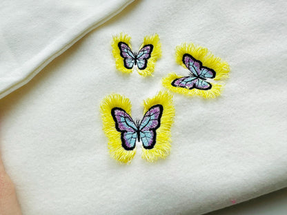 Mini Butterfly Fringed Fluffy Wings