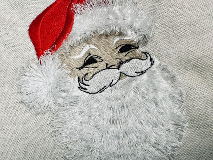 Fringed Christmas Santa Face