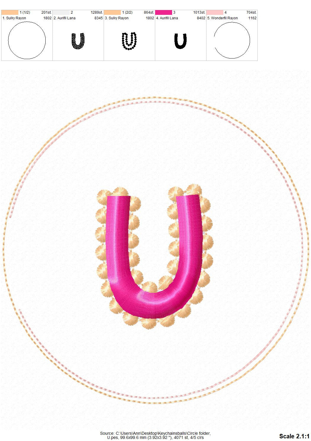 Minky fur fluffy Ball and Heart Keychain