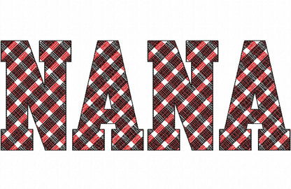 Gingham Block Athletic Varsity Font
