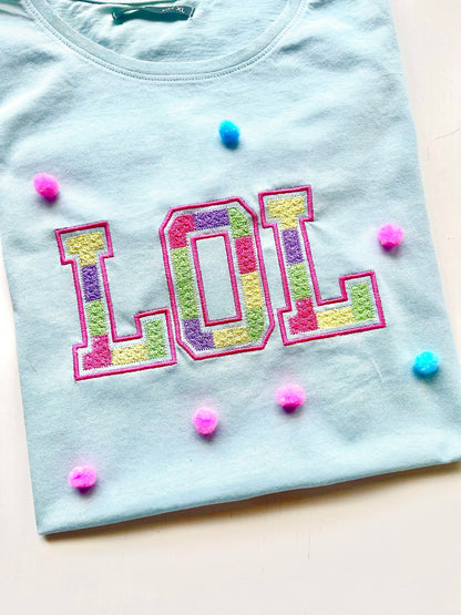 Faux Chenille Varsity Collegiate Font