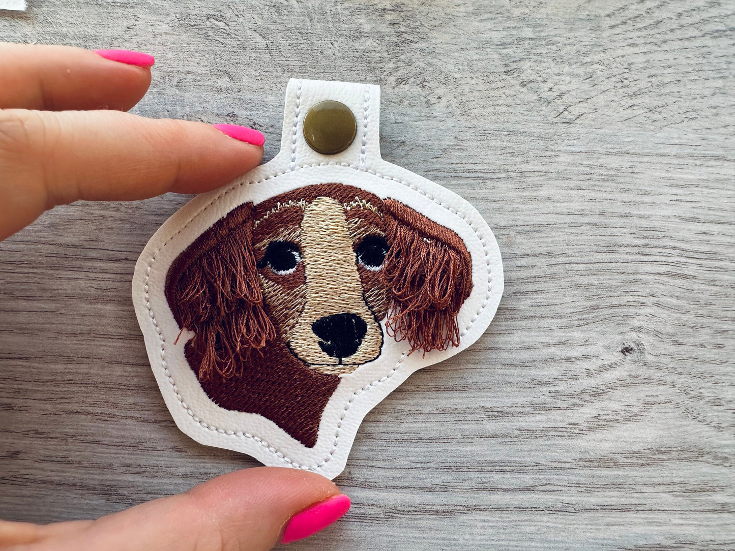 Dachshund Dog Puppy Keychain