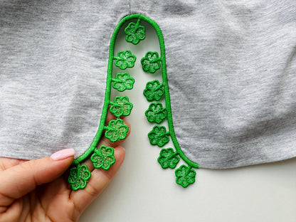 Shamrock Clover FSL Split Side Seam