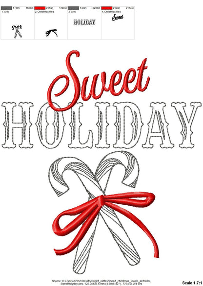 Sweet Holiday Kitchen Towel