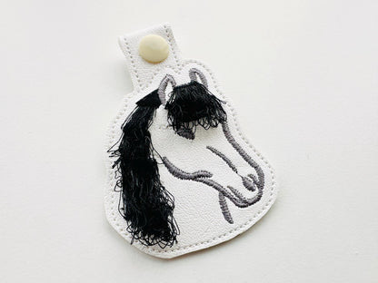 Horse Fringed Hair Keychain