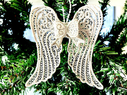 Angel Wings and Bow Hanger FSL