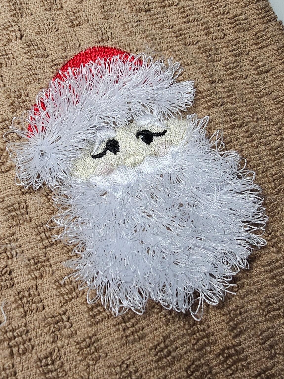 Mini Fringed Christmas Santa