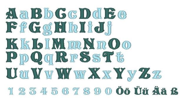 Split Swirl Monogram Frame and mini Font Set