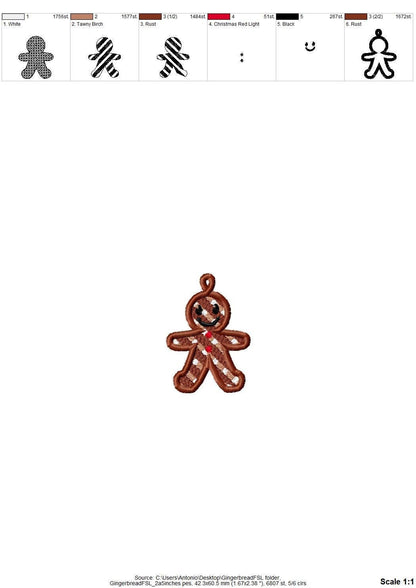 Christmas Gingerbread Man Cookie FSL