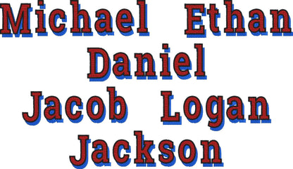 Summer Set Shadow Font And Monogram Frame