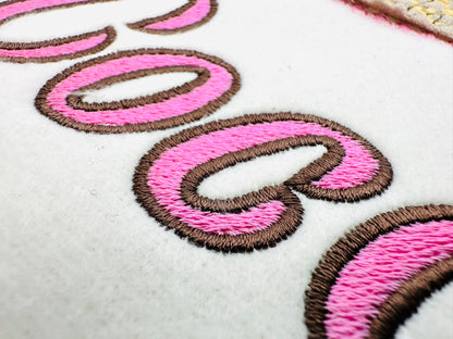 Bold Cursive Fill Stitch Girls Font