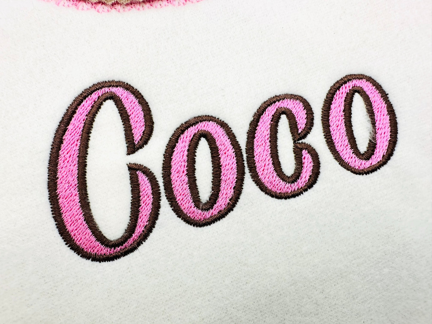 Bold Cursive Fill Stitch Girls Font