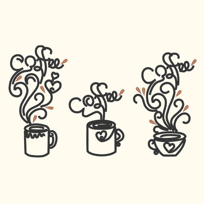 Coffee Cup Set of 3
