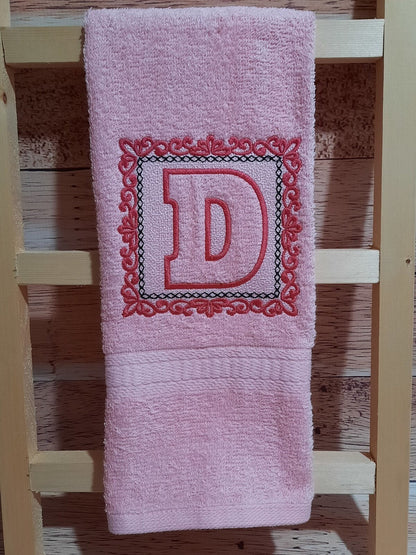 Royal Embossed Terry Towel Monogram