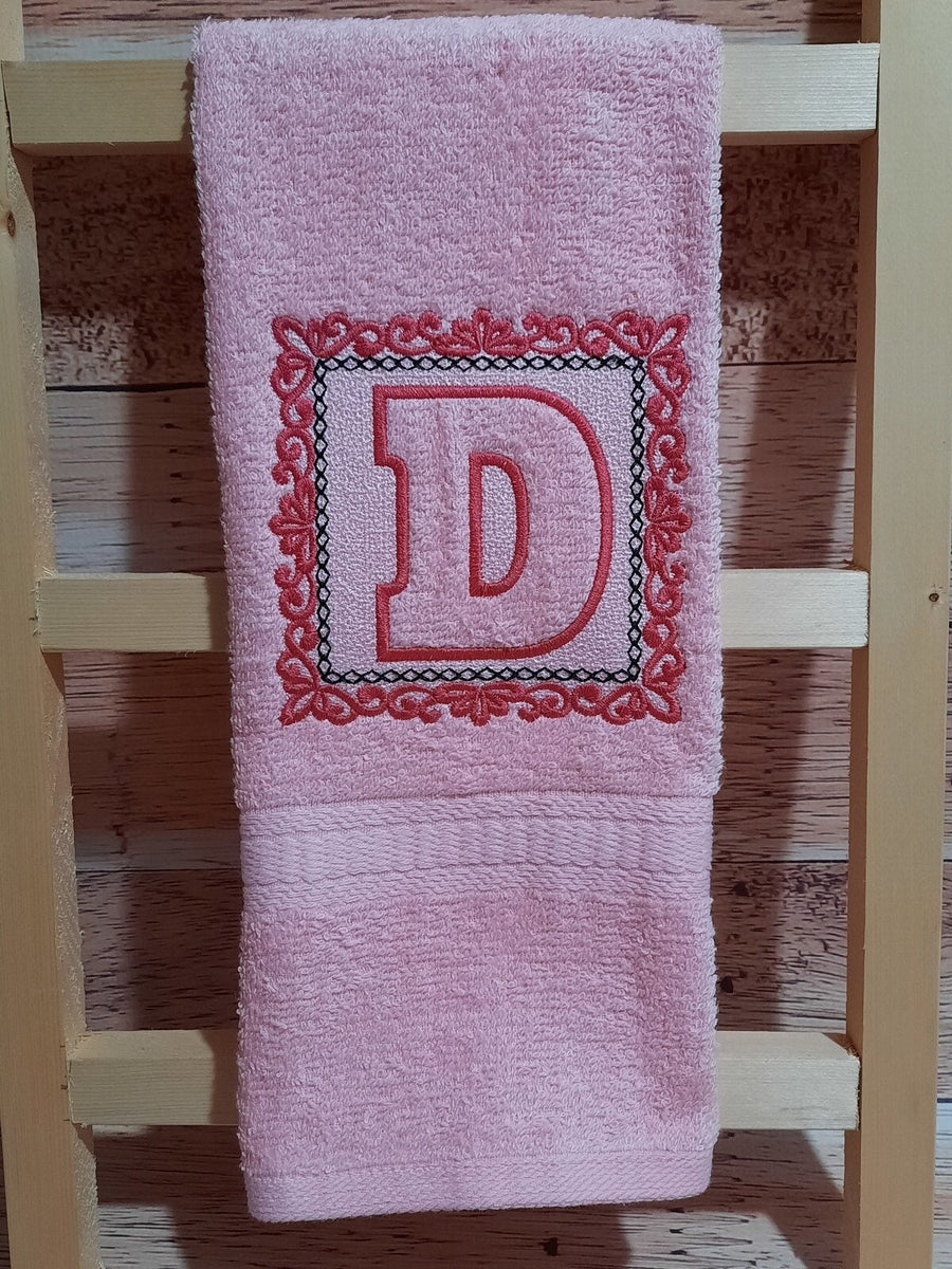 Royal Embossed Terry Towel Monogram