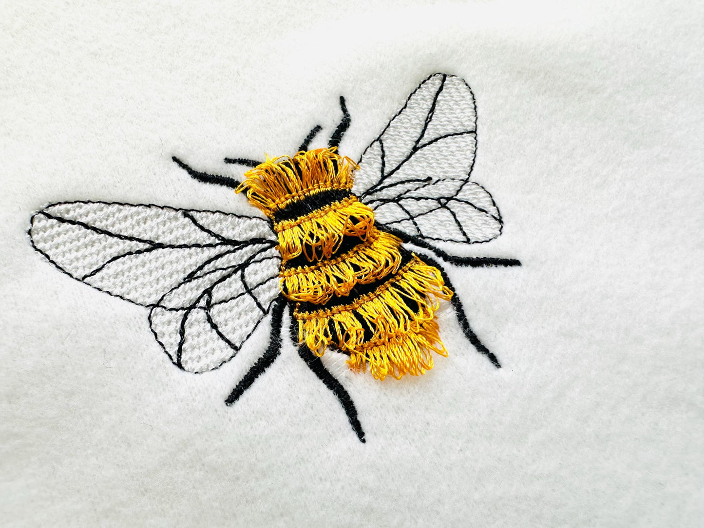 Cute Fringed Bee Honeybee