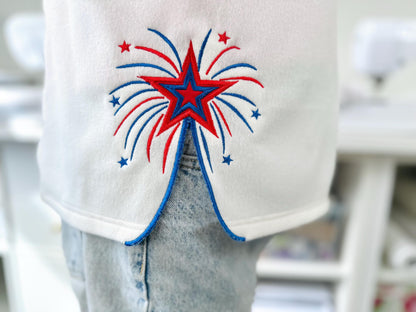 Fireworks Star Split Side Seam