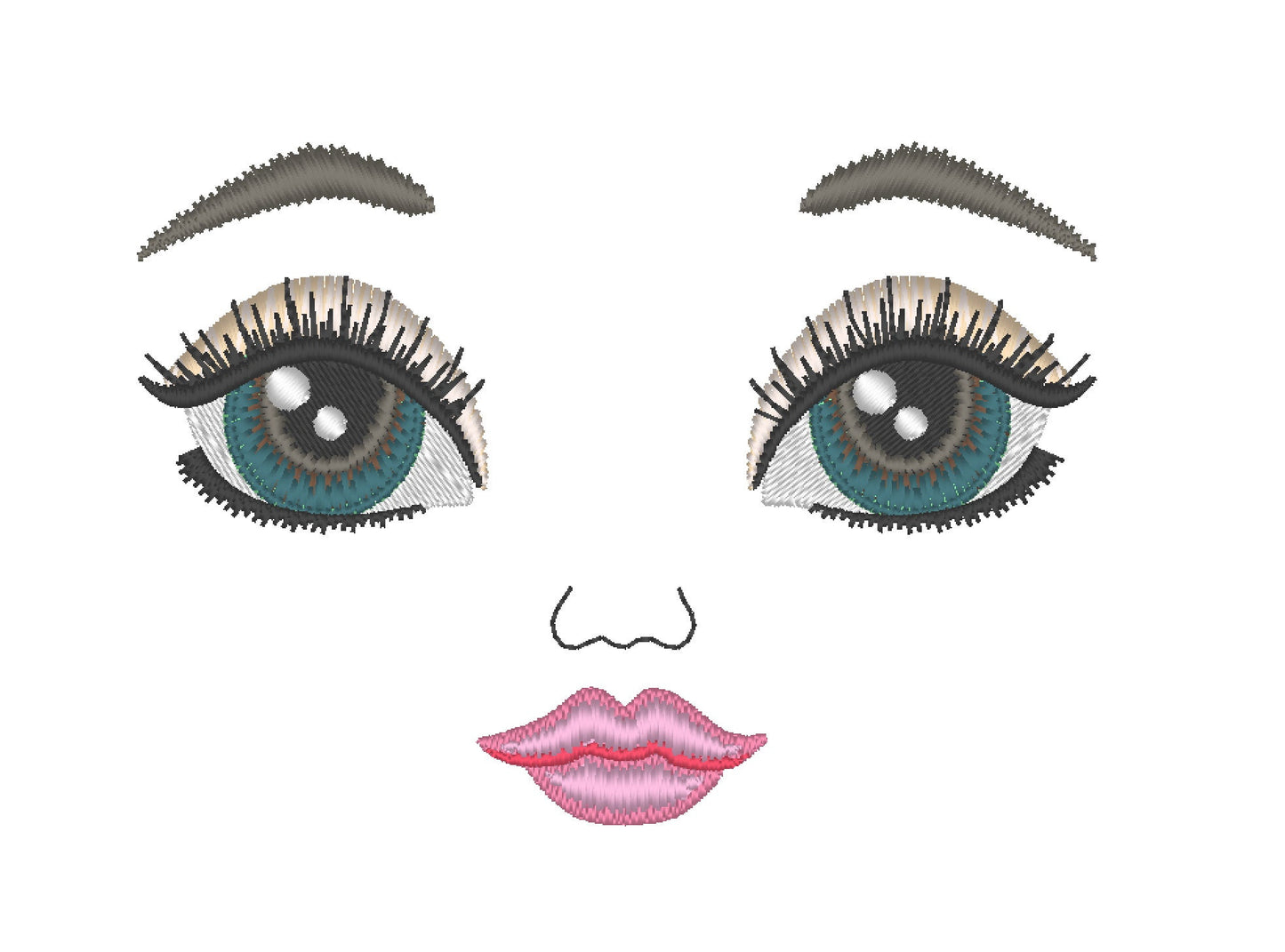 Doll Face Iridescent Eyes