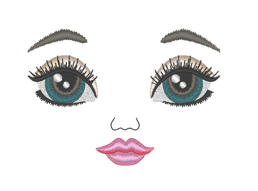 Doll Face Iridescent Eyes