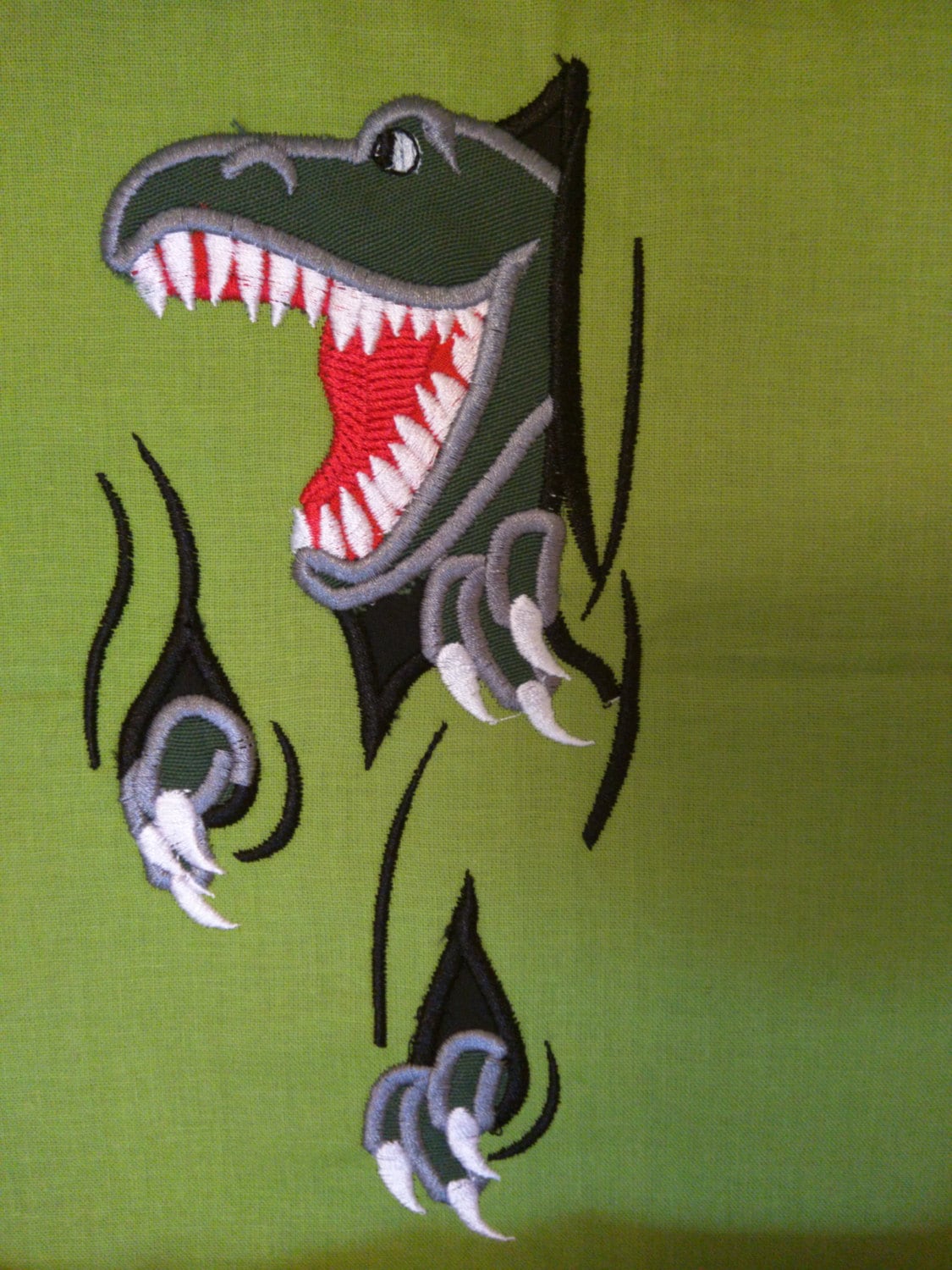 Front and Back T-Rex Applique