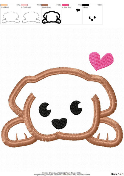 Fringed Kids Baby Puppy Dog