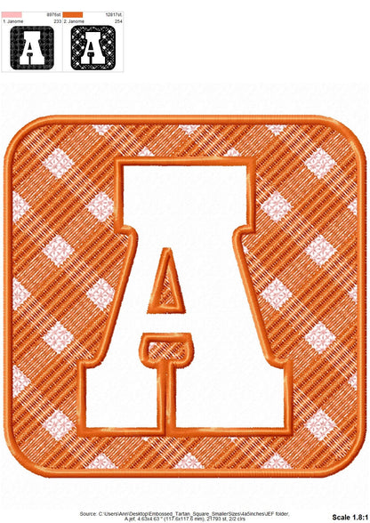 Embossed Terry Towel Monogram