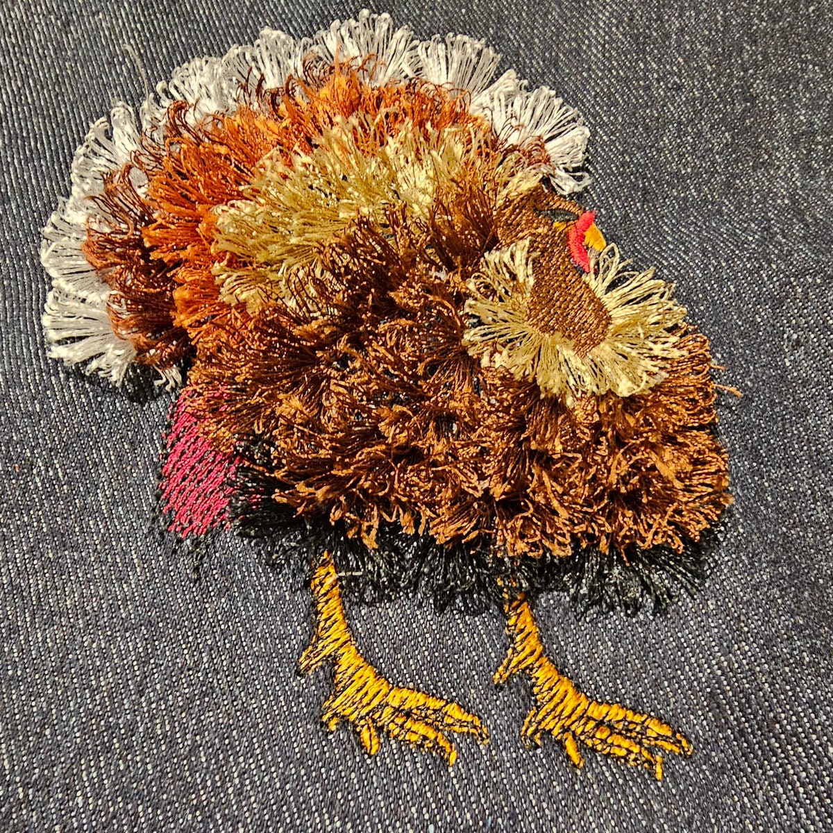 Fringed Thanksgiving Turkey Bird