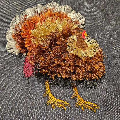 Fringed Thanksgiving Turkey Bird