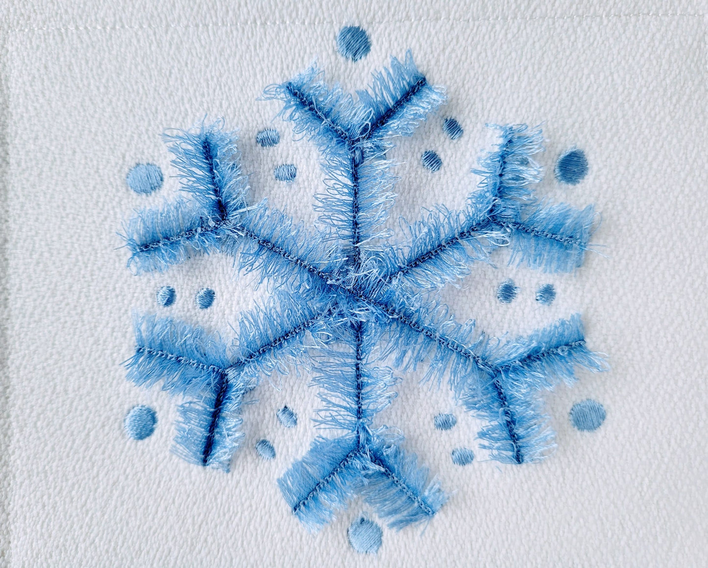 Fringed Snowflake Set of 6