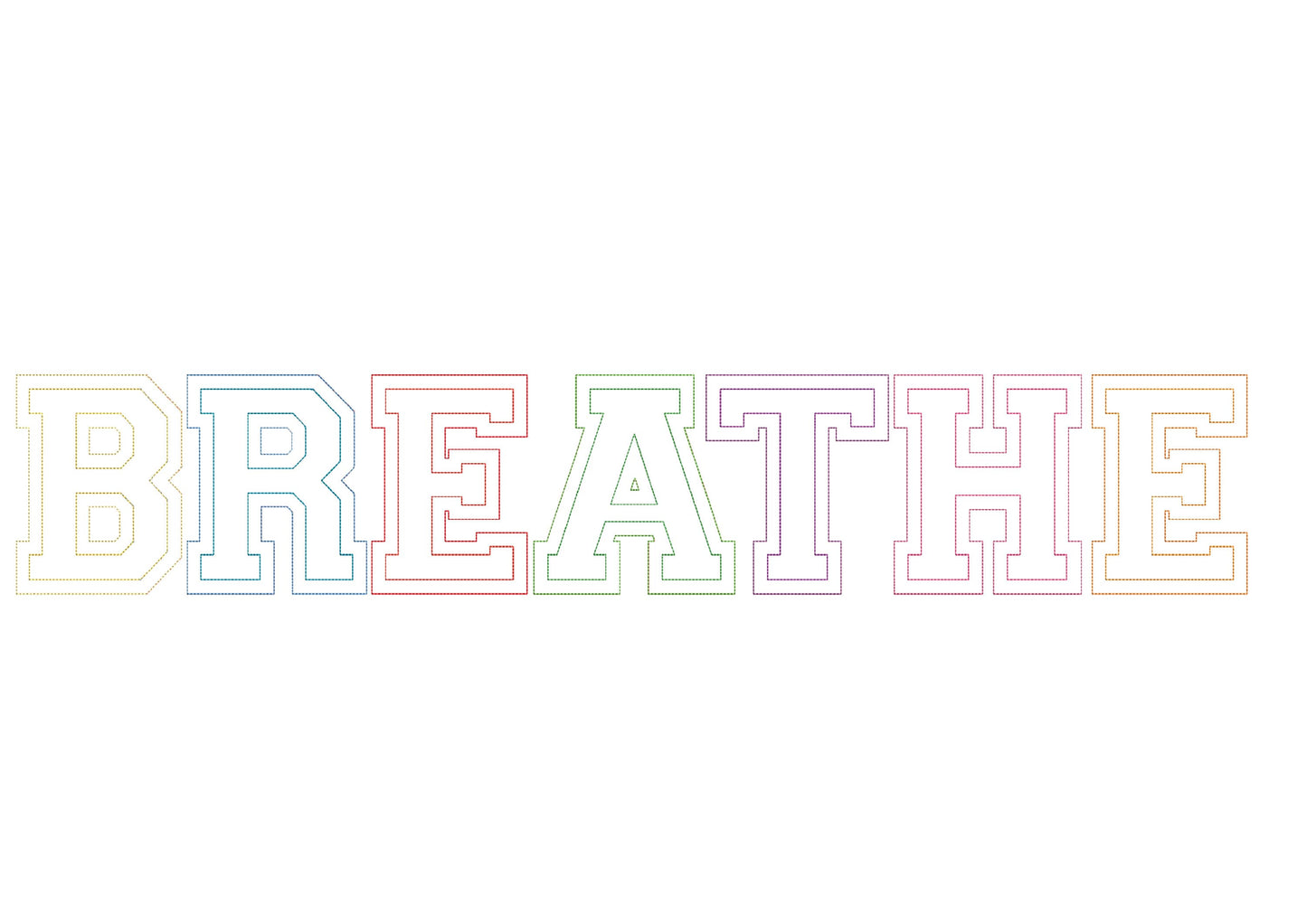 Varsity Block Sport Glitter HTV Vinyl Font Applique