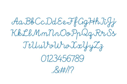 Extra Bold Chain Stitch Font Piper