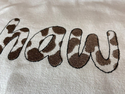 Cow Spots Patterned Font