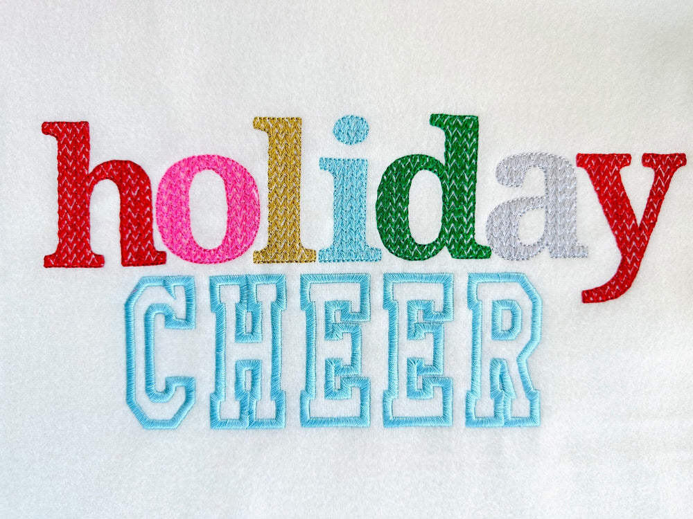 Knitted effect knit sweater light stitch Font – Embroidery 3.7" 1.2" 1.5" 1.8" 2.2" 2.7" | BX PES DST JEF | Artapli