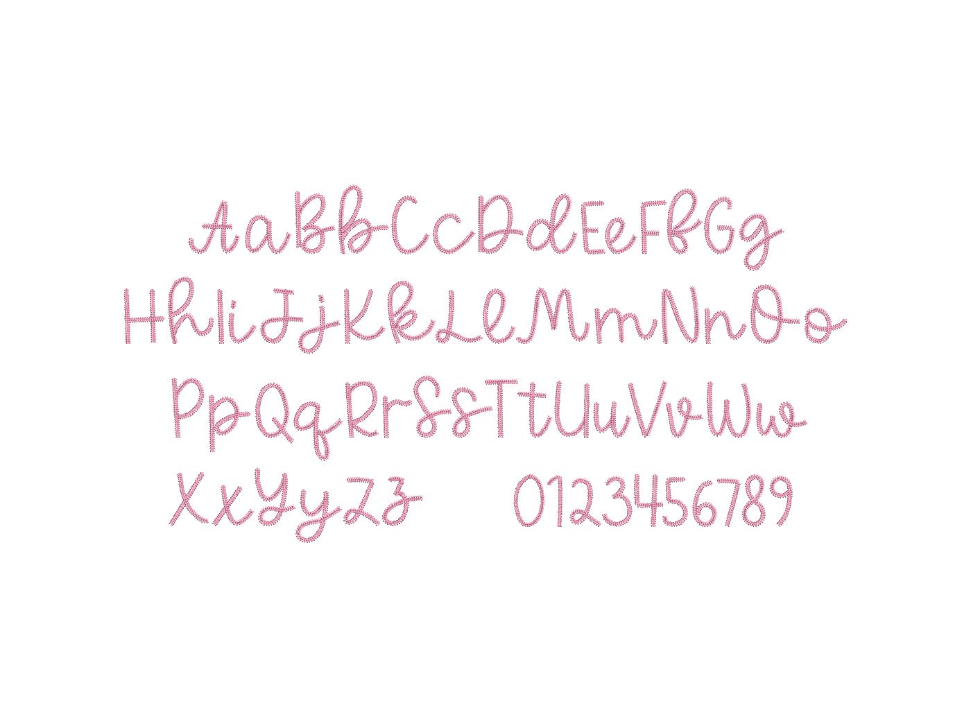 Sports Baseball Stitch Hanwritten Font