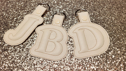 Puffy Puff Foam Classic Keychain Monogram